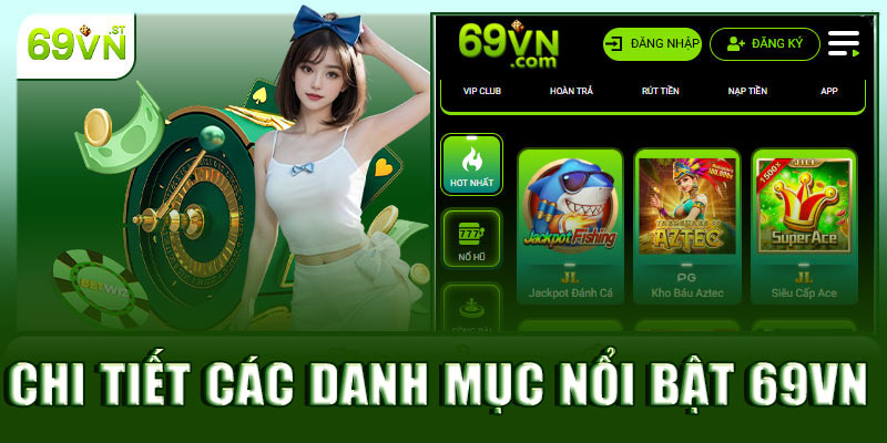 Đánh giá chi tiết các danh mục nổi bật tại 69VN